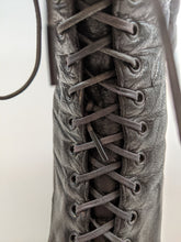 Load image into Gallery viewer, 1910s-1920s Black Lace Up Boots | Approx Sz 6-6.5