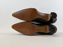 Load image into Gallery viewer, 1920s Black Lace Up Louis Heel Boots | Approx Sz 6.5-7