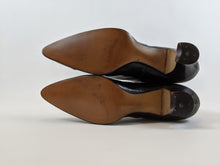 Load image into Gallery viewer, 1920s Black Lace Up Louis Heel Boots | Approx Sz 6.5-7