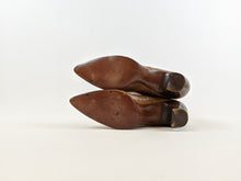 Load image into Gallery viewer, 1920s Tan Lace Up Louis Heel Boots | Approx Sz 5