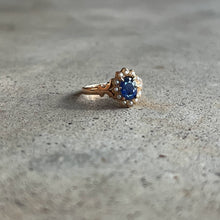 Load image into Gallery viewer, c. 1890s-1900s 12k Gold Sapphire Pearl Ring