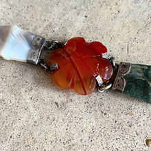 Load image into Gallery viewer, 19th c. Silver Scottish Agate Bracelet