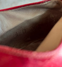 Load image into Gallery viewer, c. 1890s Red Leather Oxfords