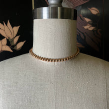 Load image into Gallery viewer, c. Late 19th c. - Early 20th c. Gold Filled Bead Choker