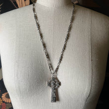 Load image into Gallery viewer, 19th c. Sterling Silver Scottish Granite Pendant