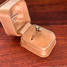 Load image into Gallery viewer, c. 1900s 14k Gold Opal + Seed Pearl Ring