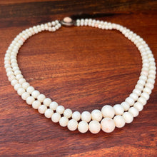 Load image into Gallery viewer, Late 19th-Early 20th c. Angel Skin Coral Bead Necklace