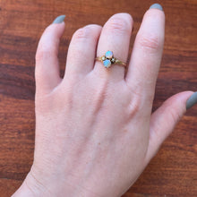 Load image into Gallery viewer, c. 1900s 14k Gold Opal + Seed Pearl Ring