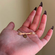 Load image into Gallery viewer, c. 1910s-1920s Fork + Shell Brooch