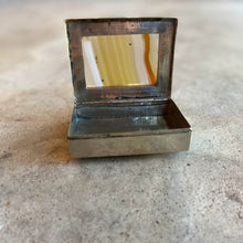 Load image into Gallery viewer, 19th c. Striped Agate + Rock Crystal Box