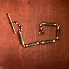 Load image into Gallery viewer, 19th c. Hairwork Pocket Watch Chain or Bracelet
