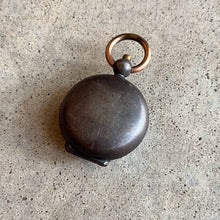Load image into Gallery viewer, 1904 St. Louis Engraved Gunmetal Sovereign Case Fob