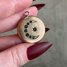 Load image into Gallery viewer, c. 1900s-1910s Celestial Locket | As Is Front Half Only