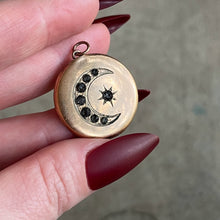 Load image into Gallery viewer, c. 1900s-1910s Celestial Locket | As Is Front Half Only