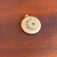Load image into Gallery viewer, c. 1900s-1910s Celestial Locket | As Is Front Half Only