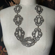 Load image into Gallery viewer, Late 19th-Early 20th c. Cut Steel Necklace