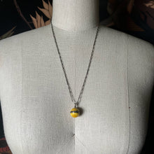 Load image into Gallery viewer, c. 1910s Guilloche Enamel Vinaigrette Necklace
