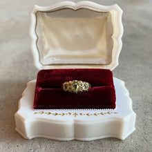 Load image into Gallery viewer, 1916 18k Gold Peridot + Diamond Ring