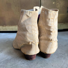 Load image into Gallery viewer, c. 1840s-1860s Moire Silk Side Lacing Boots