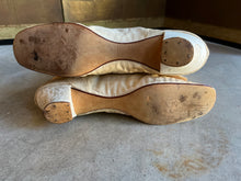 Load image into Gallery viewer, c. 1870 White Fabric Boots