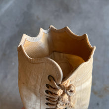 Load image into Gallery viewer, c. 1870 White Fabric Boots