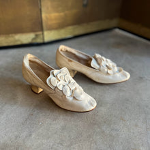 Load image into Gallery viewer, c. 1870s White Leather Slippers