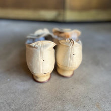 Load image into Gallery viewer, c. 1870s White Leather Slippers