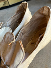 Load image into Gallery viewer, c. 1870 White Leather Slippers w/ Provenance