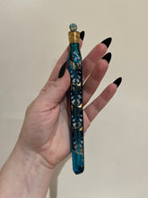 Load image into Gallery viewer, 19th c. Blue Glass Perfume Bottle