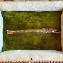 Load image into Gallery viewer, 19th c. Large Glass Perfume Bottle (some remaining dried perfume)
