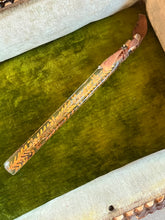 Load image into Gallery viewer, 19th c. Large Glass Perfume Bottle (some remaining dried perfume)