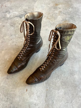 Load image into Gallery viewer, c. 1910s-1920s Brown Boots | Approx Sz 8.5-9