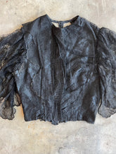 Load image into Gallery viewer, c. 1890s Black Lace Bodice