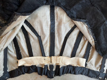 Load image into Gallery viewer, c. 1890s Black Lace Bodice