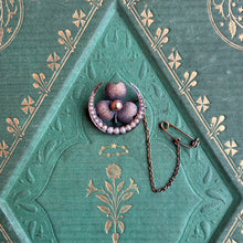 Load image into Gallery viewer, c. 1890s-1900s Moon Shamrock Brooch