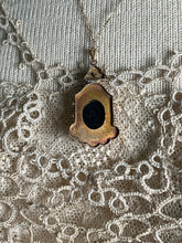Load image into Gallery viewer, c. 1870s-1880s 12k-14k Gold Hardstone Cameo Necklace