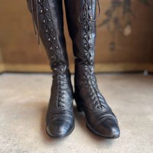 Load image into Gallery viewer, c. 1890s-1900s Cycling Boots