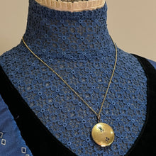 Load image into Gallery viewer, c. 1900s-1910s Gold Filled Spider Shamrock Locket