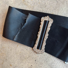 Load image into Gallery viewer, Early 20th c. Belt Buckle Set + Ribbon Belt