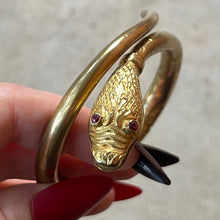 Load image into Gallery viewer, Mid-19th c. Gold Filled Snake Bracelet