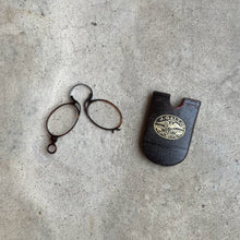 Load image into Gallery viewer, c. 1880s-1890s Tortoise Shell Pince Nez in Case
