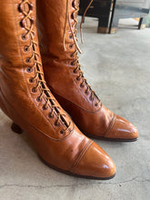 Load image into Gallery viewer, c. 1910s-1920s Tall Brown Boots | Approx Sz. 5-6