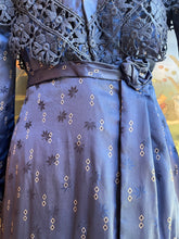 Load image into Gallery viewer, c. 1911-1912 Blue Silk Dress