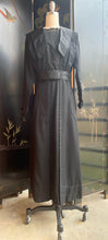 Load image into Gallery viewer, c. 1910s Black Wool Gabardine Dress | Study + Display + Repair