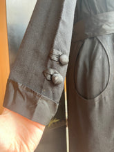Load image into Gallery viewer, c. 1910s Black Wool Gabardine Dress | Study + Display + Repair