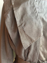 Load image into Gallery viewer, c. 1910s Black Wool Gabardine Dress | Study + Display + Repair
