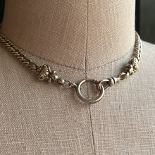 Load image into Gallery viewer, Early 19th c. Sterling Silver Curb Chain