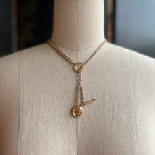 Load image into Gallery viewer, c. Turn of the Century Locket + Chains Necklace