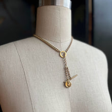 Load image into Gallery viewer, c. Turn of the Century Locket + Chains Necklace