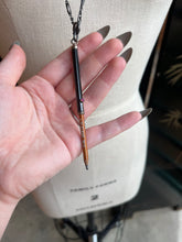 Load image into Gallery viewer, c. Late 19th Century Gunmetal Chain + Pencil